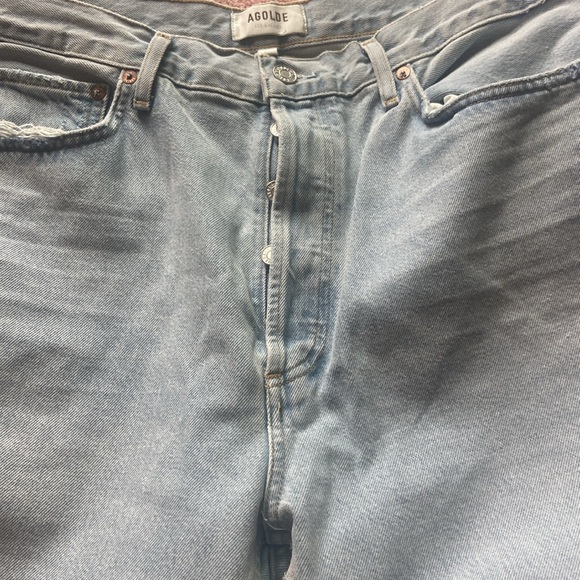 AGOLDE 90'S PINCH WAIST HIGH RISE STRAIGHT IN FORCE Sz 33 NEW - Picture 5 of 5